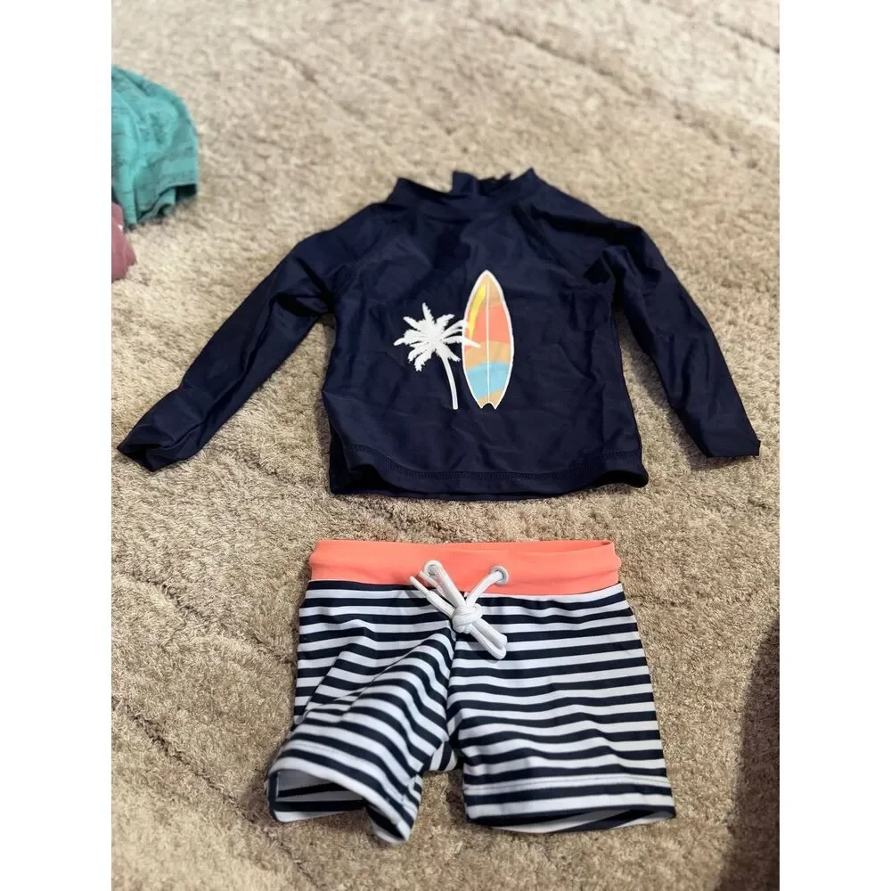 Snapperrock New Zeland Baby Infant Girl Swimsuit 3-6 M UPF 50+